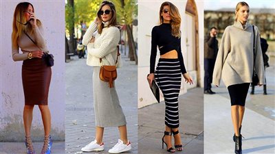 تألقي بالتنورة الضيقة لإضفاء الشكل الجمالي على إطلالتك