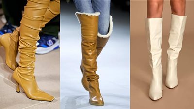 «منها حذاء جلد الأفعى» ابدئي العام الجديد بأحذية أنيقة