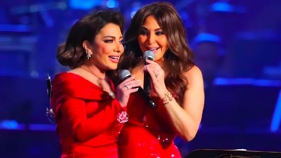 «بالأحمر» وصلة رقص جريئة بين أصالة وإليسا تشعل السوشيال ميديا (فيديو)