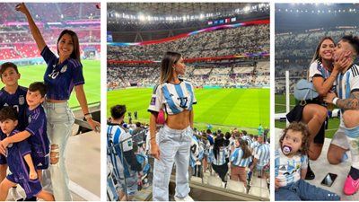 زوجات لاعبي الأرجنتين سر فوز ميسي ورفاقه و«تميمة الحظ»