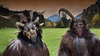 «كرامبوس»عقاب الأطفال المحرومين من هدايا بابا نويل في النمسا