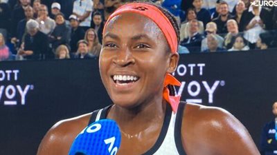 «ساحقة الكبار» كوكو جوف معجزة سمراء في بطولة أستراليا للتنس