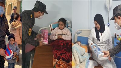 «في عيد الشرطة» زيارة قطاع الأمن المركزي لدور الرعاية والمستشفيات