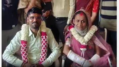 هندي يتخذ قرارا غريبا بشأن زواجه من حبيبته المصابة