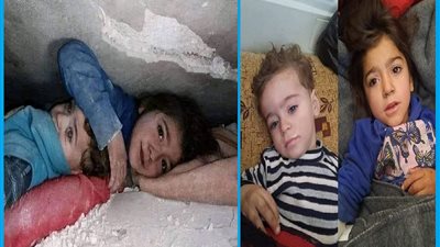 «بعد 36 ساعة من الزلزال» العثور على طفلة سورية تحمي شقيقها تحت الأنقاض