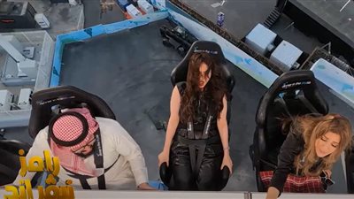 بالصوت الصيفي| «ياسمين عز» تصرخ في المطعم الطائر مع رامز جلال