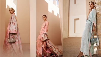 لإطلالة رمضانية أنيقة|عبايات وفساتين من وحي دور الأزياء العالمية (صور)