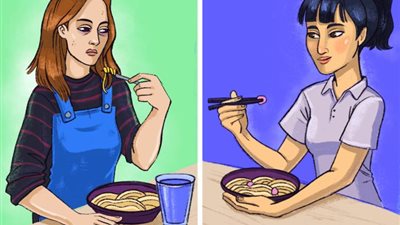 «سر من أسرار جمالهن» لماذا لا تشرب النساء الماء مع الوجبات في اليابان؟ 