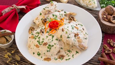 طريقة عمل شركسية الدجاج التركية بخطوات سهلة وبسيطة