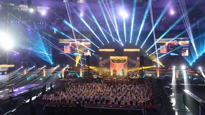 افتتاح مبهر لبطولة كأس العالم للجمباز الفني رجال وسيدات القاهرة 2023 (صور)