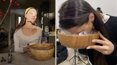 «تخفيف انتفاخات العين ونحت الوجنتين» فوائد مساج الثلج وكيفية تطبيقه