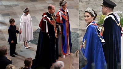 الأميرة «كيت ميدلتون» تتألق بفستان من اللون العاجي بحفل تتويج الملك تشارلز