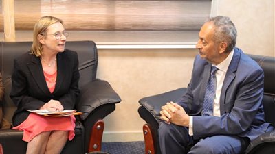 دلفين بوريون تشيد بتقدم مصر في مجال تمكين المرأة