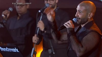 ثمن الإطلالة الحريمي للفنان أحمد سعد في حفلة السعودية «مبلغ خرافي»