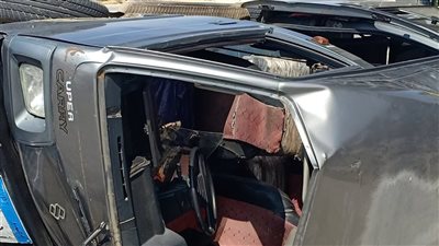 تفاصيل حادث التصادم المروع بين سيارتين بجوار النادي الأهلي (صور)