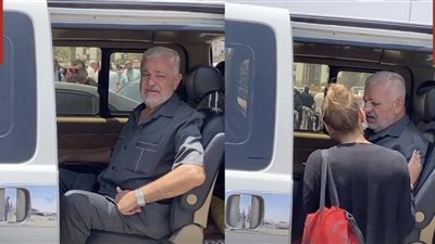 الصور الأولى من تشييع جثمان الفنان أحمد قنديل وانهيار والده