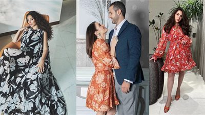 أزياء الورود تسيطر على إطلالات النجمات في صيف 2023