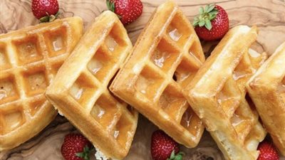 طريقة عمل الوافل مثل المطاعم