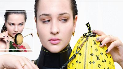 الألمانية ليزا فيكاري بطلة مسلسل «دارك DARK» نجمة غلاف مجلة الأزياء لويس فيتون  