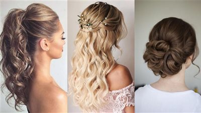 5 تسريحات لشعر متوسط الطول لعروس صيف 2023  