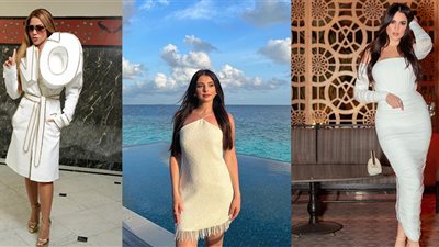 الأبيض يغزو إطلالات النجمات في صيف 2023 (صور)