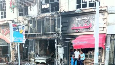 صاحب قاعة أفراح بحريق محطة الرمل: «النار بدأت من التكييفات وأكلت كل شيء»