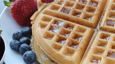 طريقة عمل الوافل الحلو في المنزل 
