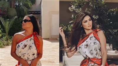 سعره خرافي | مي عمر وأسماء جلال بنفس الفستان «أيهما أجمل؟»