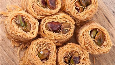 طريقة عمل الكنافة الملفولة مثل المحلات