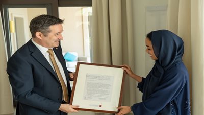 حصة العتيبة تحتفل بمرور 50 عاما على العلاقات الإماراتية السويسرية