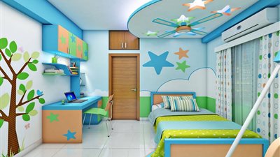 ديكور غرف نوم أطفال مودرن مبهجة