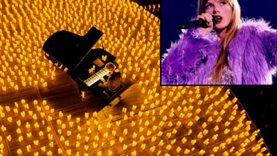 تكريم تايلور سويفت تحت أضواء شموع أبو ظبي