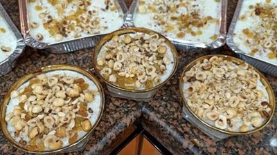 تحضير الأرز باللبن في المولد النبوي الشريف على الطريقة القناوية