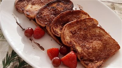 طريقة عمل التوست بالجبنة والقرفة