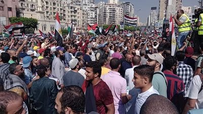 مظاهرات عارمة في جميع أنحاء مصر دعمًا للقضية الفلسطينية (فيديو وصور)