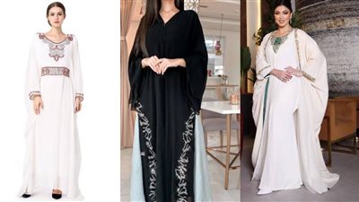 تشكيلة عبايات استقبال للعروس القصيرة