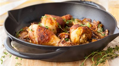 طريقة عمل الدجاح المقلى بالثوم بخطوات سهلة في مطبخك