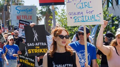إضراب الممثلين يوجه ضربة قاتلة لعروض أفلام هوليوود (صور)