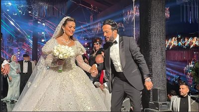 حصاد 2023.. نجوم دخلوا قفص الزوجية أبرزهم إيساف وهاجر الشرنوبي (صور)