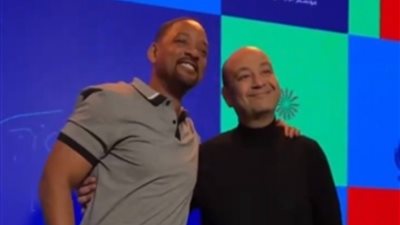 كواليس مثيرة في لقاء ويل سميث مع عمرو أديب (فيديو)