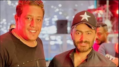 حمو بيكا يوجه رسالة إلى تامر حسني  بعد سبوع ابنته