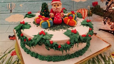 طريقة عمل تورتة الكريسماس بأقل التكاليف