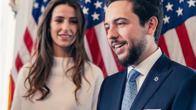 صور نادرة لزفاف الأميرة رجوة وولي العهد الأردني