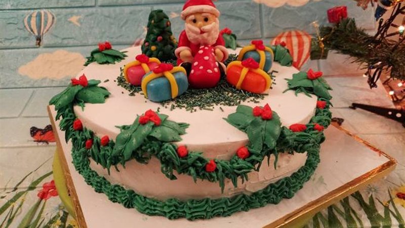 طريقة عمل تورتة الكريسماس