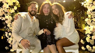 إلهام شاهين تحتفل بخطوبة ابن شقيقها وتوجه له رسالة خاصة (صور)