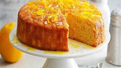 طريقة عمل  كيكة البرتقال بدون بيض
