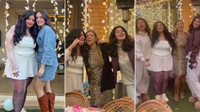 غادة عادل وطليقها مجدي الهواري يجتمعان لأول مرة بعد زواجه (صور)