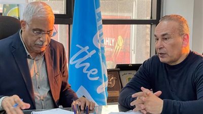 أول اجتماع لاتحاد الكرة مع جهاز منتخب مصر بعد تعيين حسام حسن مديرا فنيا (صور)