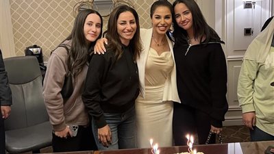 رمضان 2024 | أسرة «بابا جه» تحتفل بعيد ميلاد نسرين أمين بحضور ابنتها (صور)