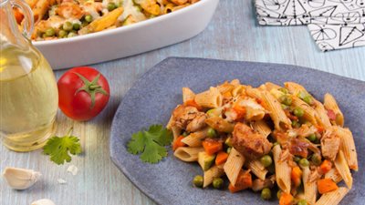 طريقة عمل كبسة المكرونة بالدجاج على سفرة رمضان 2024 